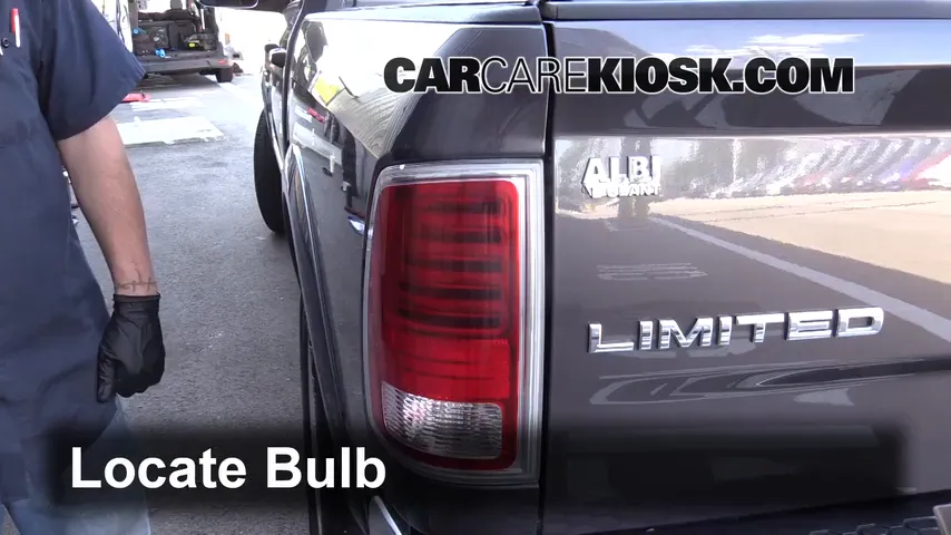 2015 Ram 1500 Laramie Longhorn 3.0L V6 Turbo Diesel Lights Turn Signal - Rear (replace bulb)